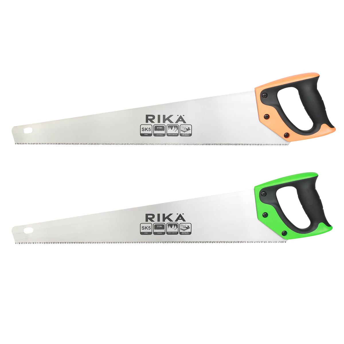 Rikä 2-Piece Professional Hand Saw Set | 7TPI and 9TPI